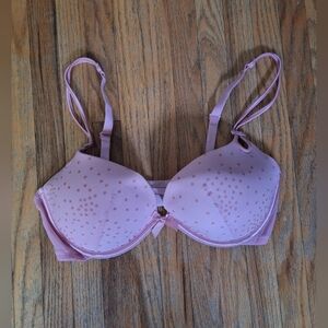 Victoria's Secret Pink Polka Dot Bra Size 34D